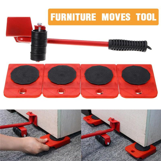 Furniture Transport Lifter Tool Set | Heavy Furniture Mover | Roller & Lifter Hand Tools