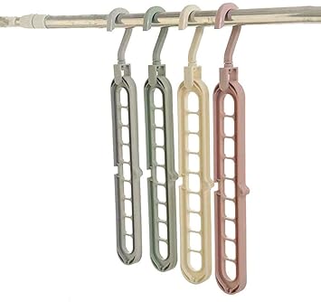 Multipurpose 9-Hole Space-Saving Hanger | 360° Rotatable