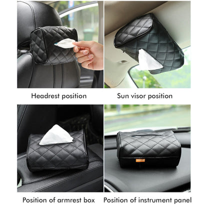 Leather Car Tissue Holder – Secure Fit & Easy Access