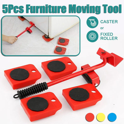 Furniture Transport Lifter Tool Set | Heavy Furniture Mover | Roller & Lifter Hand Tools