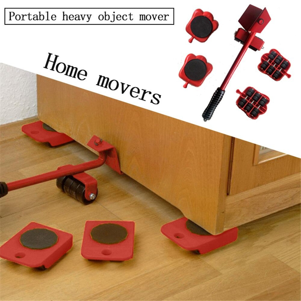 Furniture Transport Lifter Tool Set | Heavy Furniture Mover | Roller & Lifter Hand Tools