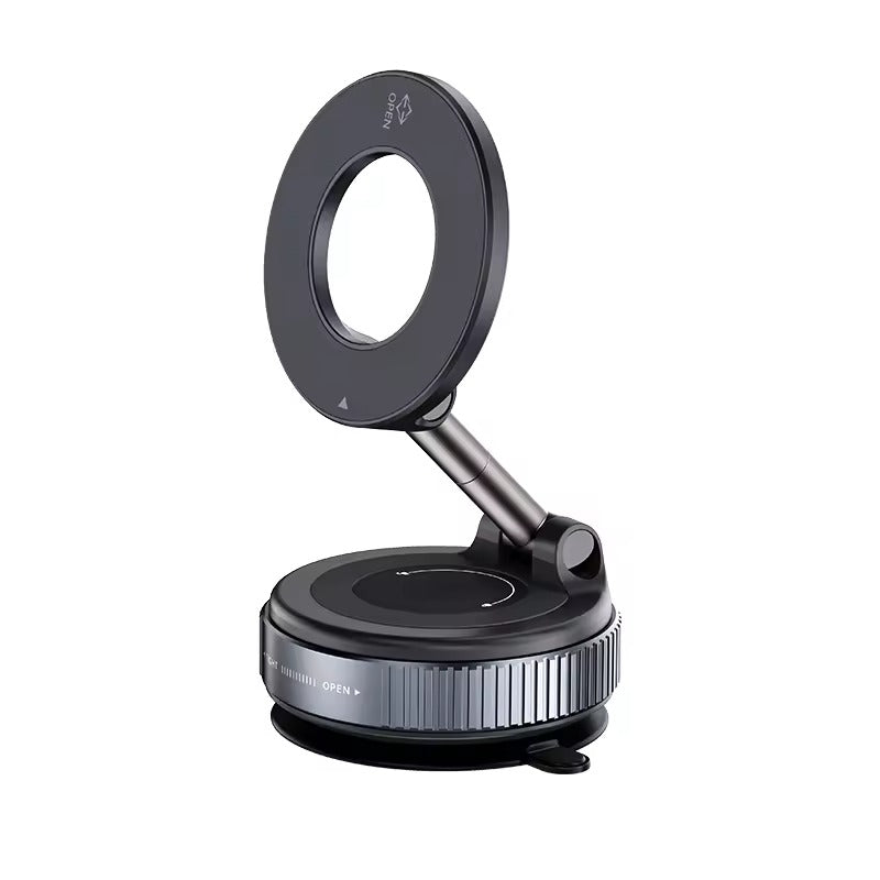 Magnetic 360° Car Phone Holder – Strong Suction & Adjustable Viewing