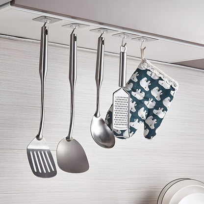 Transparent Self-Adhesive Wall Hooks | Strong Hold, No Drill, Damage-Free Hanging
